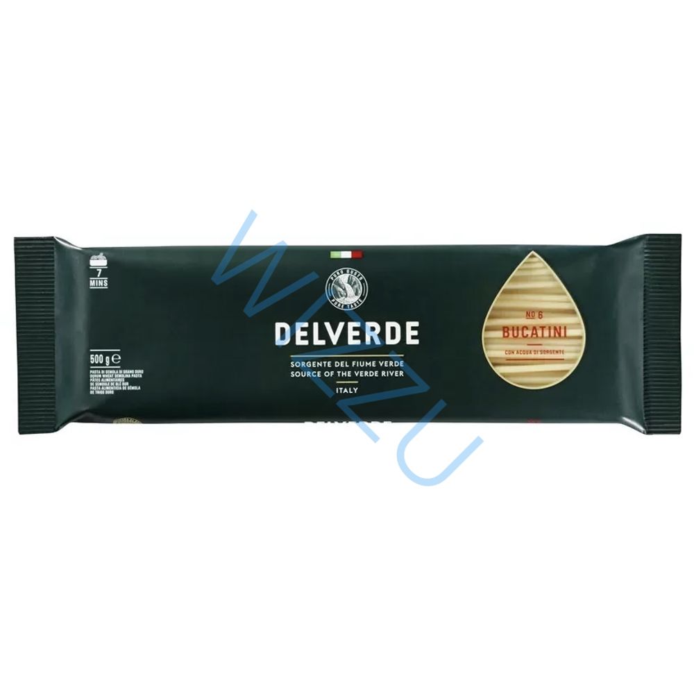 006 Макароные изделия Букатини "Del Verde" 500г * 20 уп.