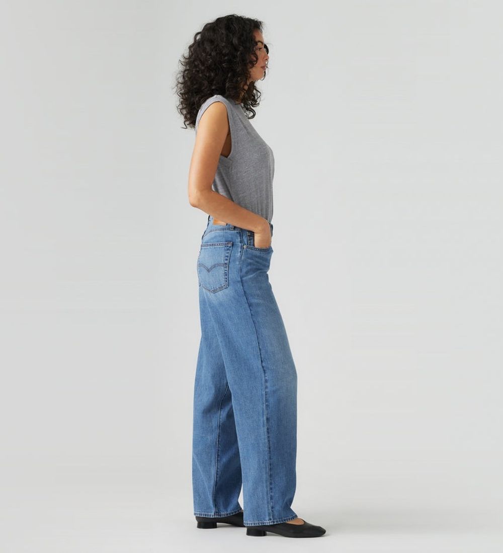 Джинсы женские LEVI'S BAGGY DAD HEAVY CHECK