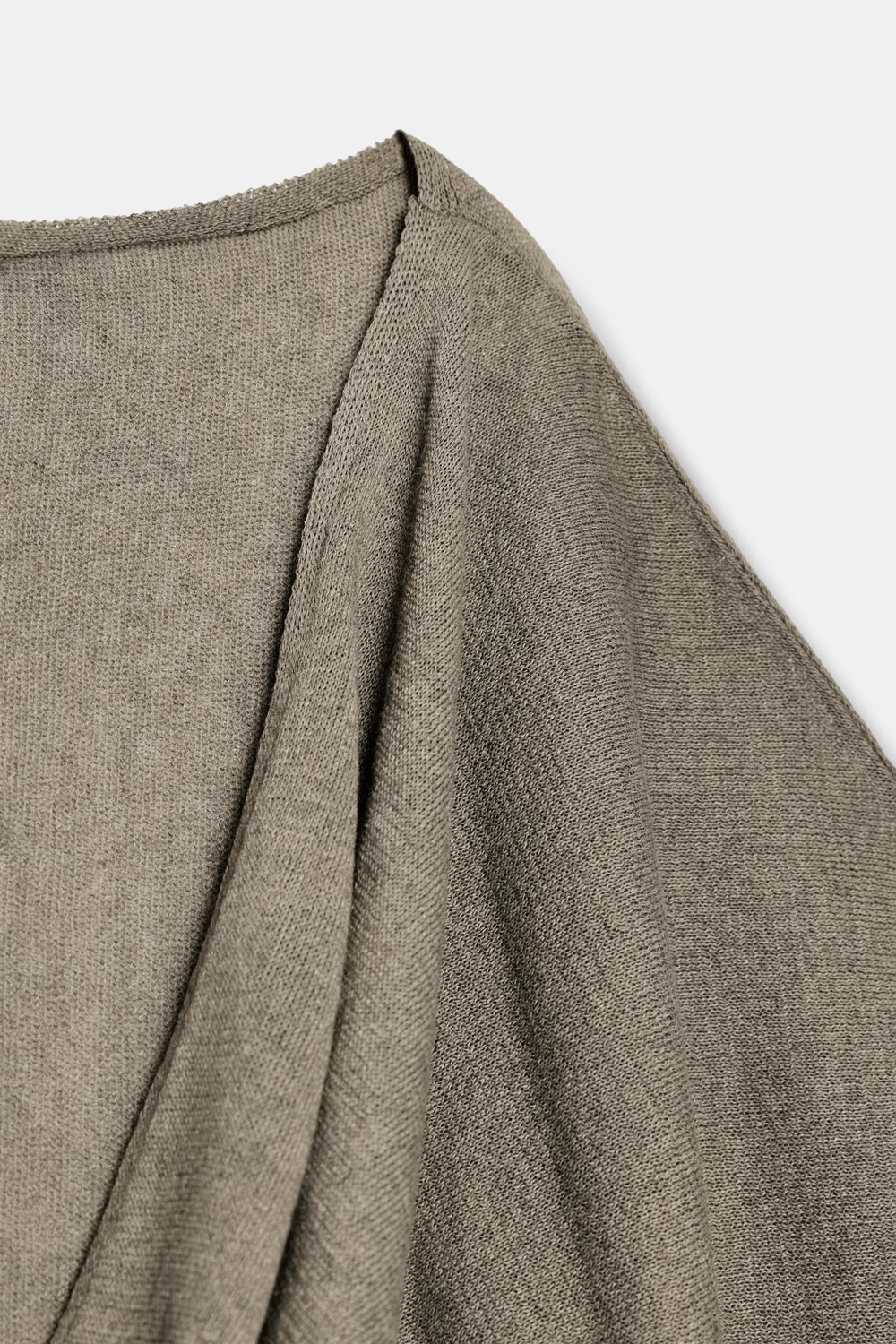ТРИКОТАЖНЫЙ ТОП С ДРАПИРОВАННЫМ ВЫРЕЗОМ НА СПИНКЕ — ZARA
