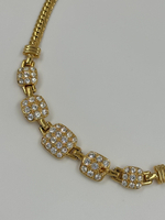 Колье с кристаллами Swarovski