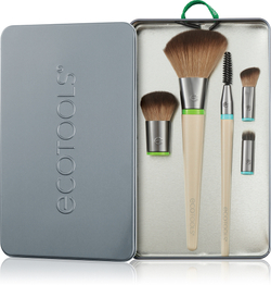 EcoTools Interchangeables Daily Essentials - Набор кистей с чехлом, 5 szt.