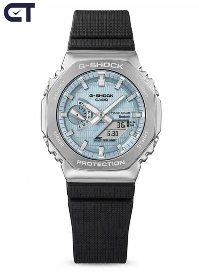 CASIO GBM-2100A-1A2DR G-SHOCK мужские наручные часы — металлическая G-SHOCK 2100 с Tough Solar и Bluetooth