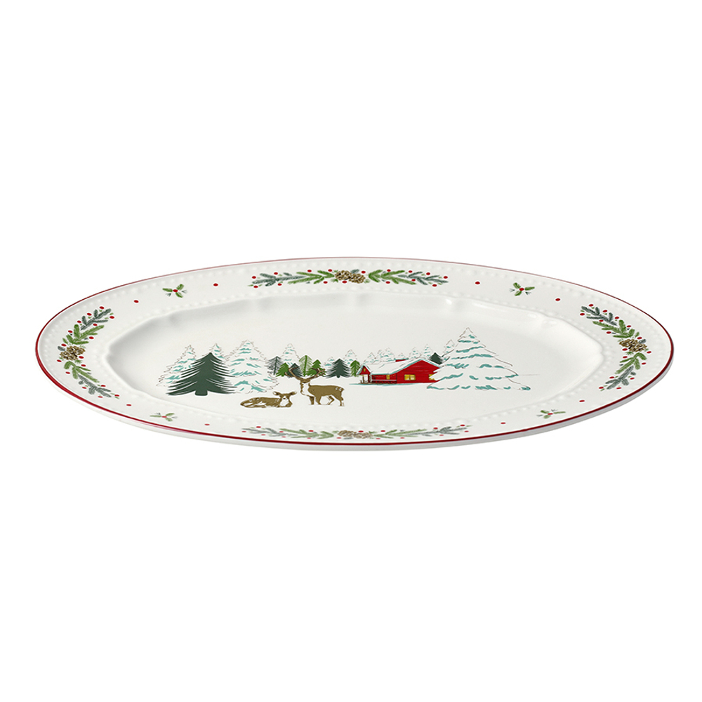 Блюдо сервировочное Nordic winter 34,6х24 см