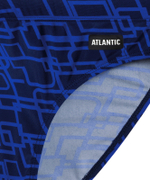 Плавки мужские спорт Atlantic, 1 шт. в уп., полиамид, темно-синие + голубые, KMT-335