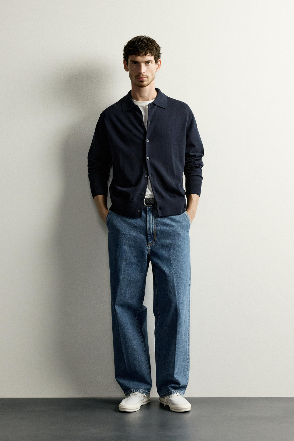 КАРДИГАН ИЗ ХЛОПКА КЛАССИЧЕСКОГО КРОЯ — ZARA · 6674/302