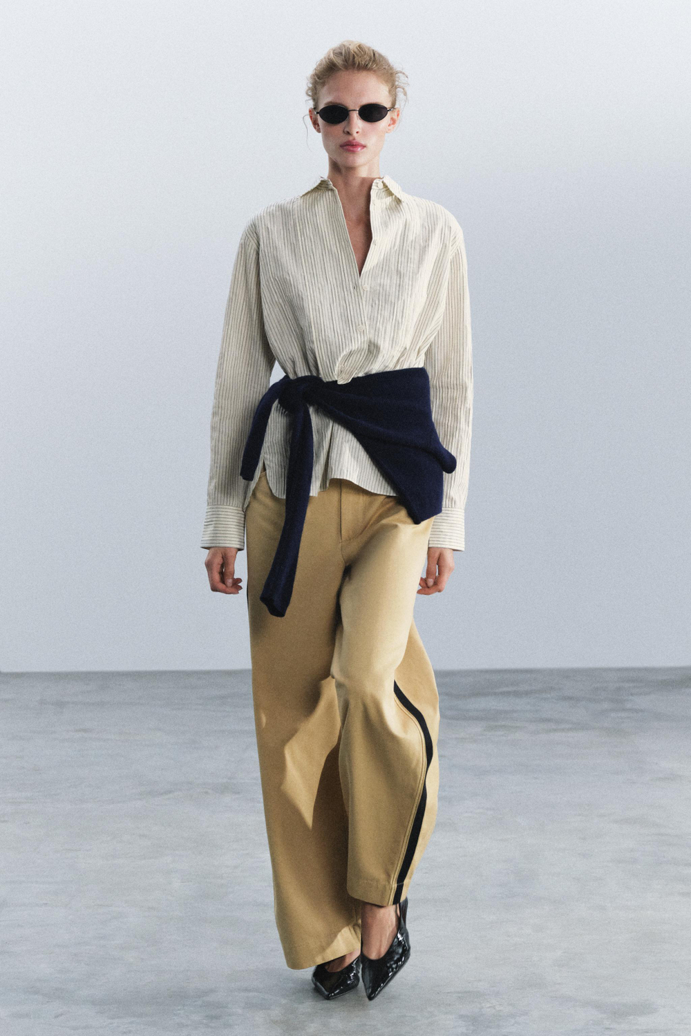 РУБАШКА В ПОЛОСКУ — ZW COLLECTION — ZARA