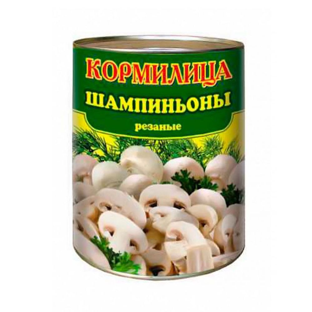 Грибы шампиньоны Кормилица целые ж/б 425мл