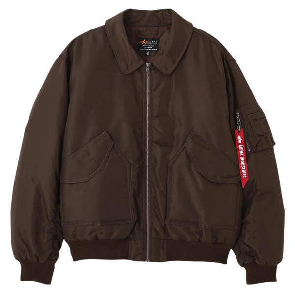 Куртка Alpha Industries CWU 45/P Relaxed Fit Flight Jacket Oxford Hickory (Коричневый)