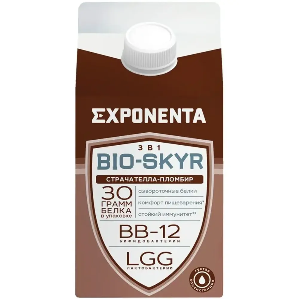 Напиток Exponenta High-pro 3 в1 Страчателла - Пломбир 500гр