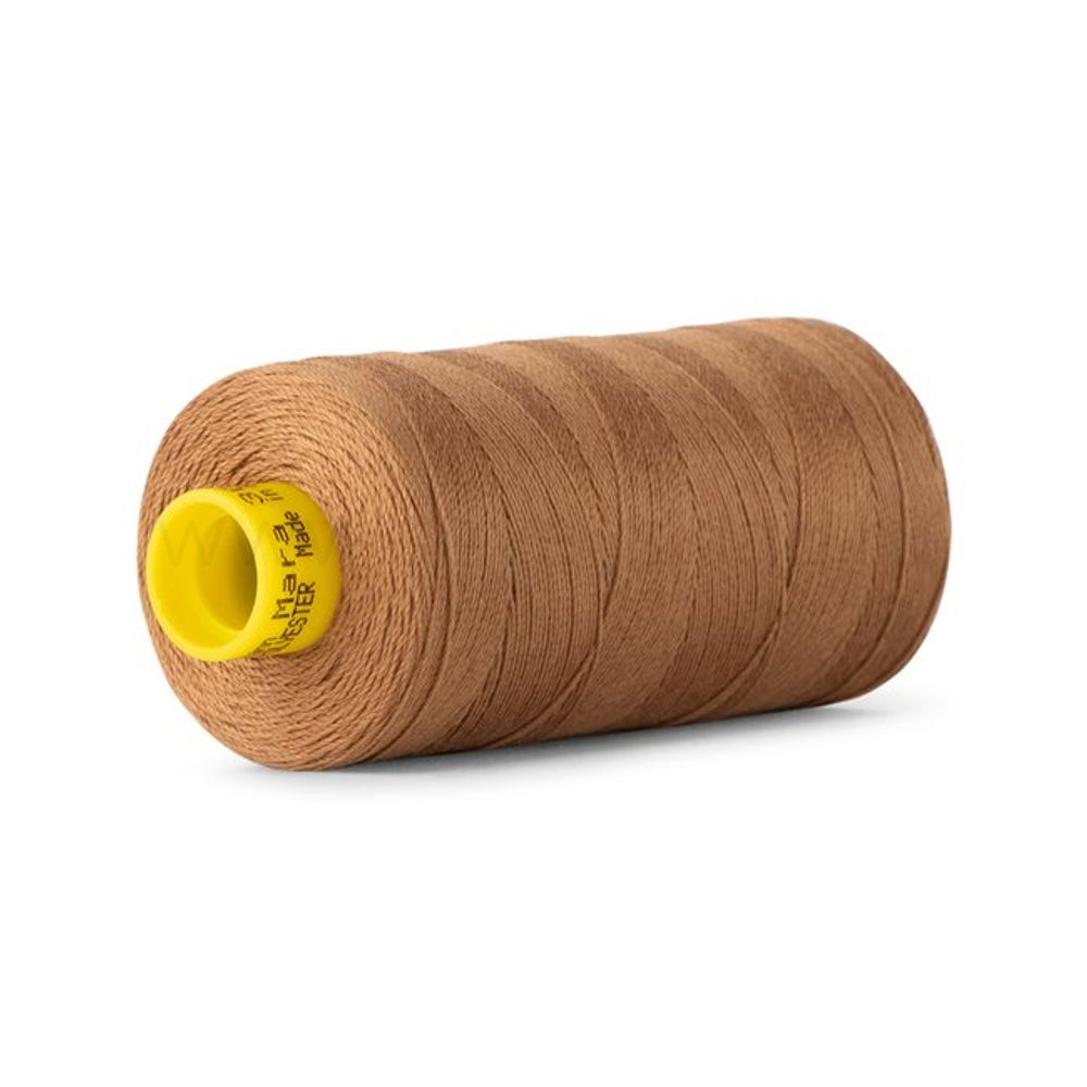 Нитка Gutermann Mara 30 (300 метров), 1 кат., для отстрочки | 887 бежево-горчичный