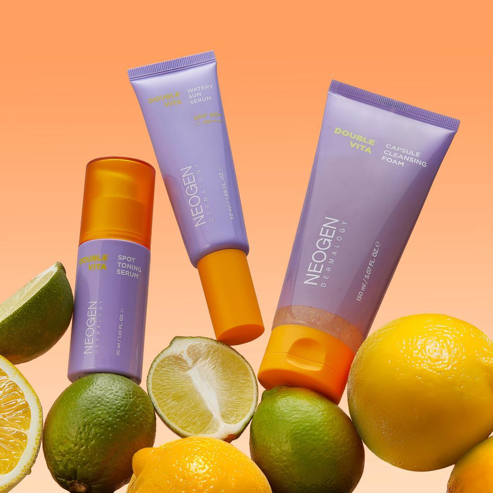 Neogen Dermalogy Double Vita Capsule Cleansing Foam гель-пенка для умывания с витаминами