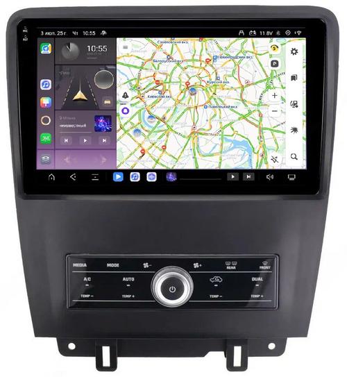 Магнитола для Ford Mustang 5 2009-2013 S197 - Kuberg QLed, Android 13, Быстрейшая, CarPlay, SIM-слот