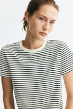 Хлопковая футболка интерлок - H&M