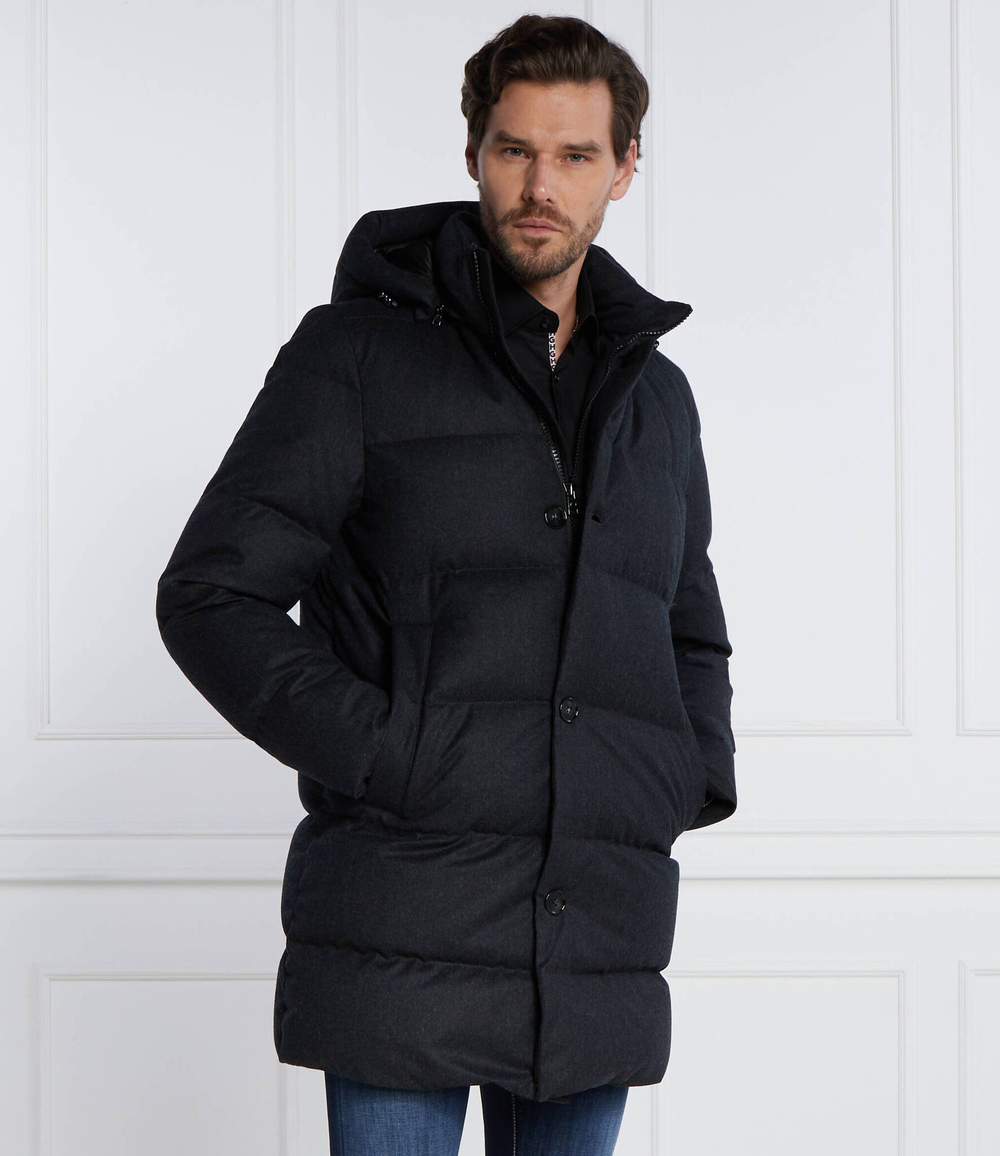 Хлопковая куртка LUXE WOOL Woolrich - графитовый(CFWOOU0822MRUT3108)
