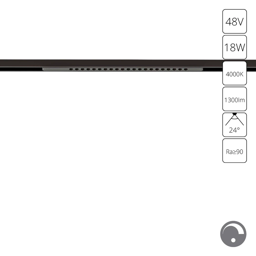 Магнитный трековый светильник Arte Lamp OPTIMA A7477PL-1BK