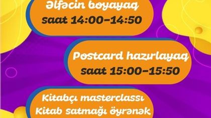 На выходных в “Али и Нино” в Crescent Mall пройдут творческие мероприятия для детей.