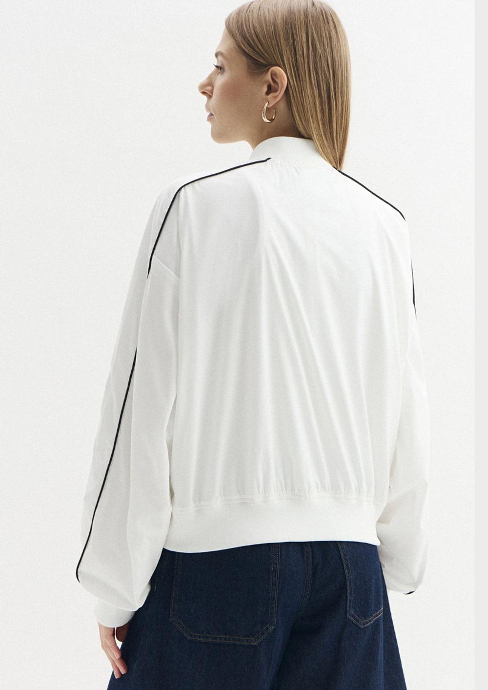 Куртка-бомбер KARL LAGERFELD JEANS Light Track Bomber