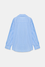 БАЗОВАЯ РУБАШКА ИЗ ПОПЛИНА — ZARA