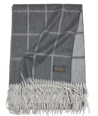 Плед 130х180 Glen Saxon Garda Dark Grey
