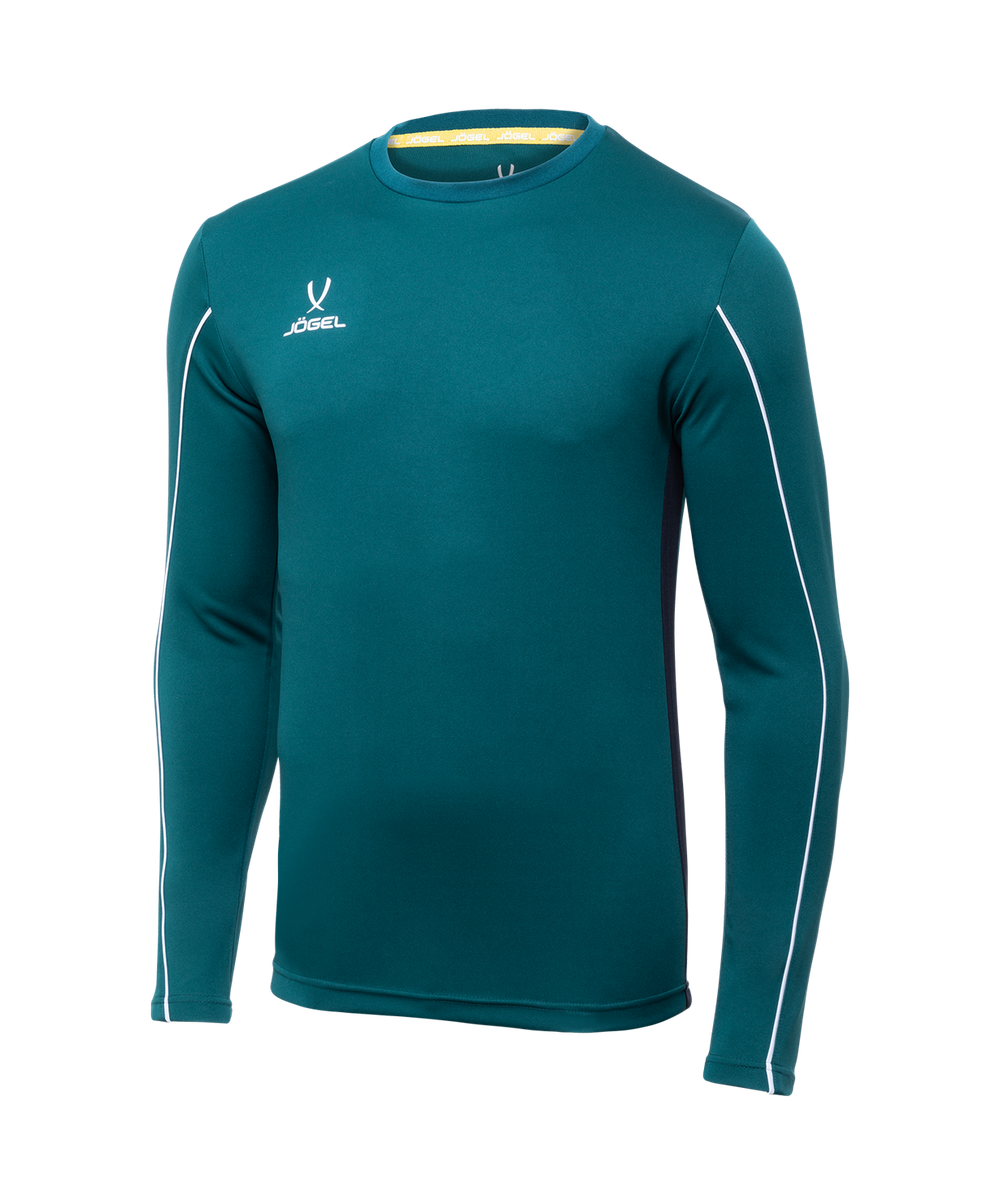 Футболка вратарская CAMP GK Padded LS, зеленый/черный/белый, детский