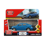 Модель ин. мет. "Lada Vesta" 11,5см, двери, синий, коробка VESTA-12-BU2 (Технопарк)