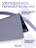 Чехол накладка Gurdini для Macbook Air 13.6" 2022 (A2681) пластик матовый Dark Lavender