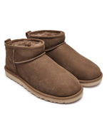 Кожаные угги m classic ultra mini UGG - коричневый(1137391)