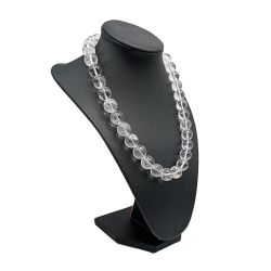 Бусы «Звездопад» из горного хрусталя (12-13 мм)