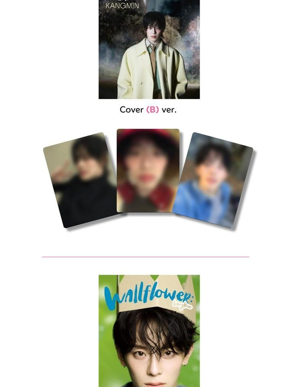 публикация esquire PHOTOBOOK - WALLFLOWER KANGMIN KANGMIN A Type