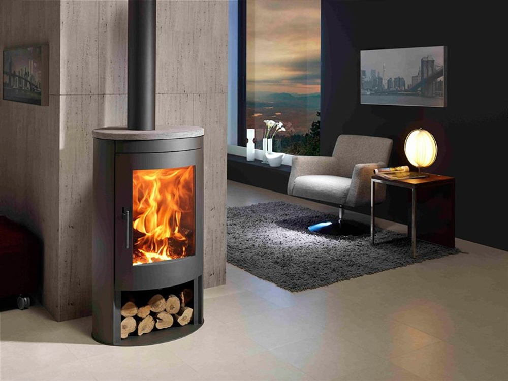 Печь-камин PANADERO OVAL 1 STONE EcoDesign