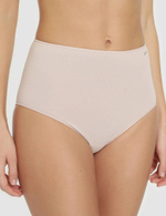 Трусики из эластичной микрофибры Perfect Day Cotton (Размер: L) (Цвет: телесный)