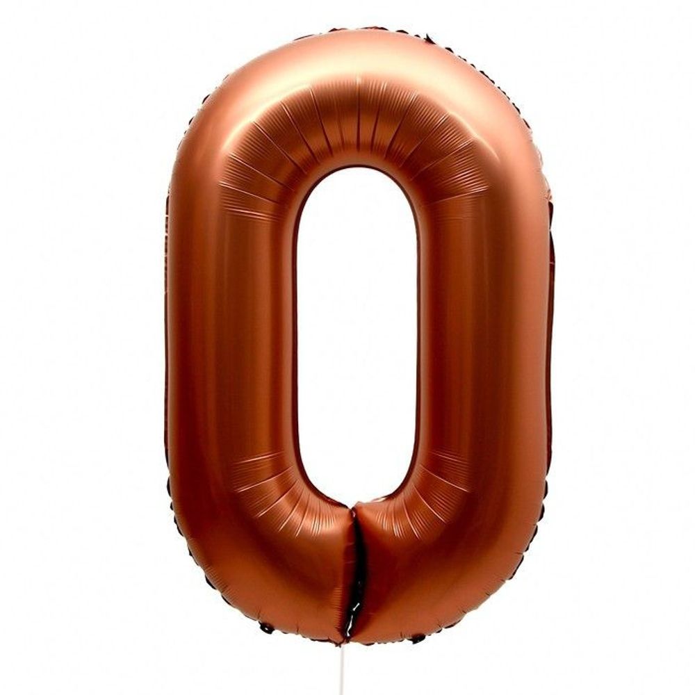 Цифра 0 Коричневый 40" К