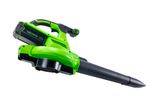 Аккумуляторный воздуходув пылесос Greenworks GD40BVK5, 2406907UG,40v, АКБ 5 А·ч и ЗУ