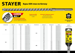 STAYER Hercules-4Х, 40 x 610/720 мм, SDS-max бур, Professional (29370-610-40)