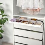 Полка выдвижная IKEA KOMPLEMENT (КОМПЛЕМЕНТ), Белый, 75x35 см