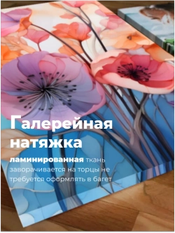 Весенний цвет модульная (3 шт) 150х70