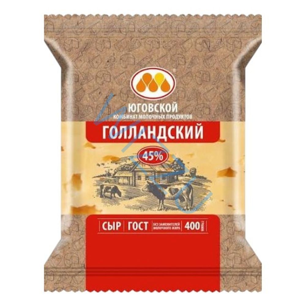 Сыр Голландский 45% Юговской 400г