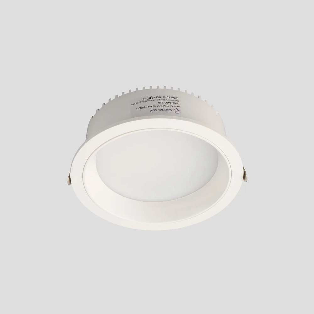 Светильник встраиваемый Crystal Lux CLT 529C135 WH 3000K