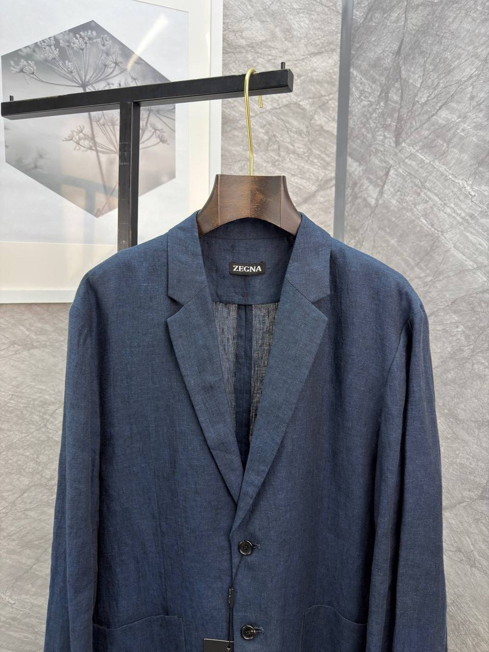 Льняной костюм Zegna