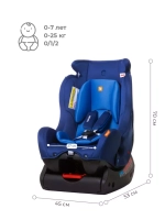 Автокресло LB-718 "Top-Line" Safety Line (Sapphire Blue) гр. 0-1-2 (0-25 кг)