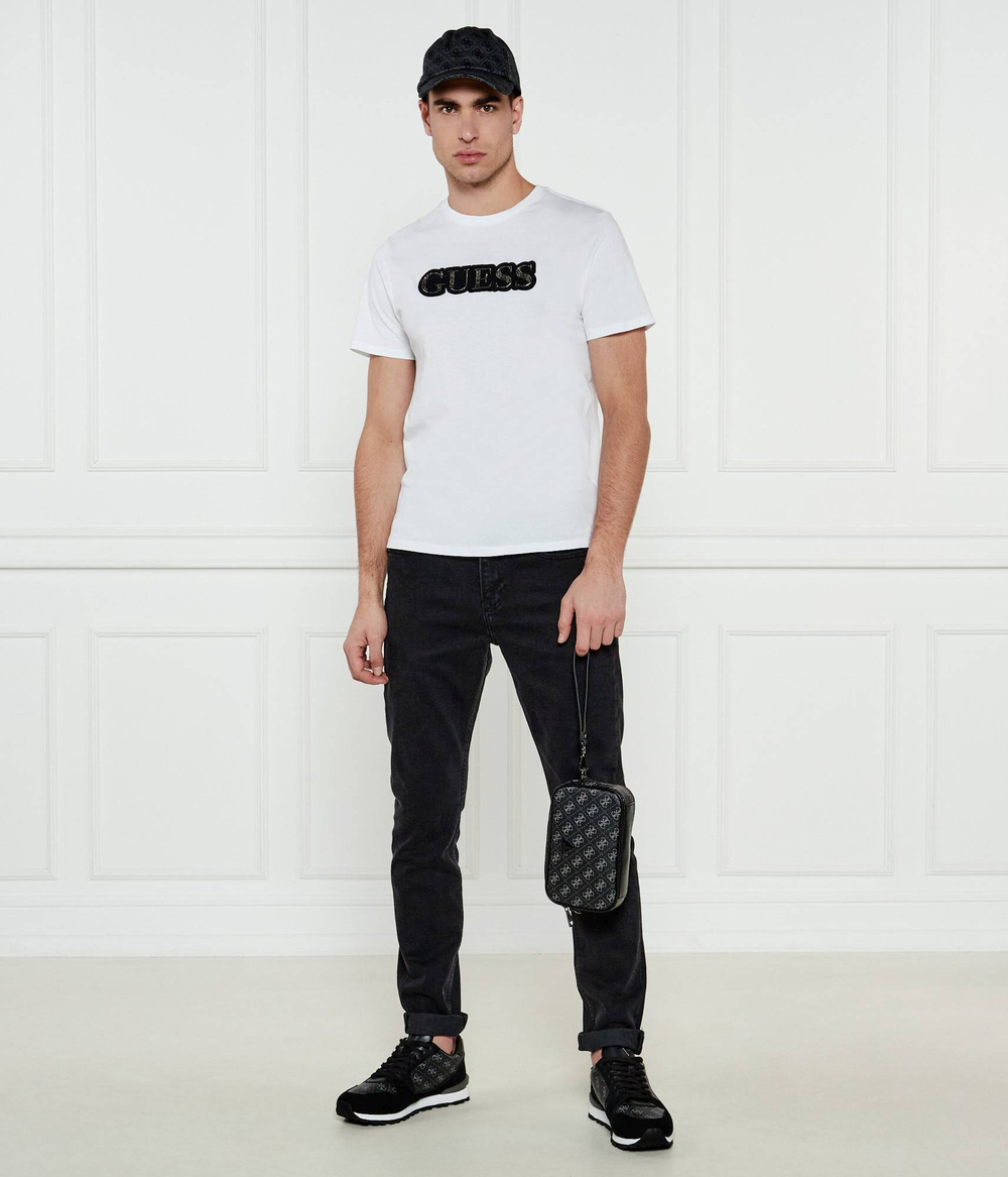 Футболка EMBELLISHED LOGO GUESS - белый(M4BI64 K9RM1)