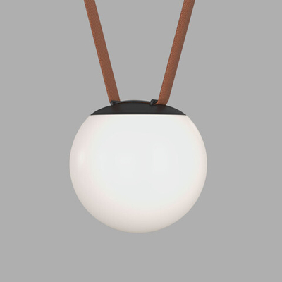 DK5550-BK Cветильник для трека-ремня Belty, серия Orb, со светодиодом, D150*H147мм, 48V DC, 10W, RA90, 120°, 4000K, IP20, белый, акрил