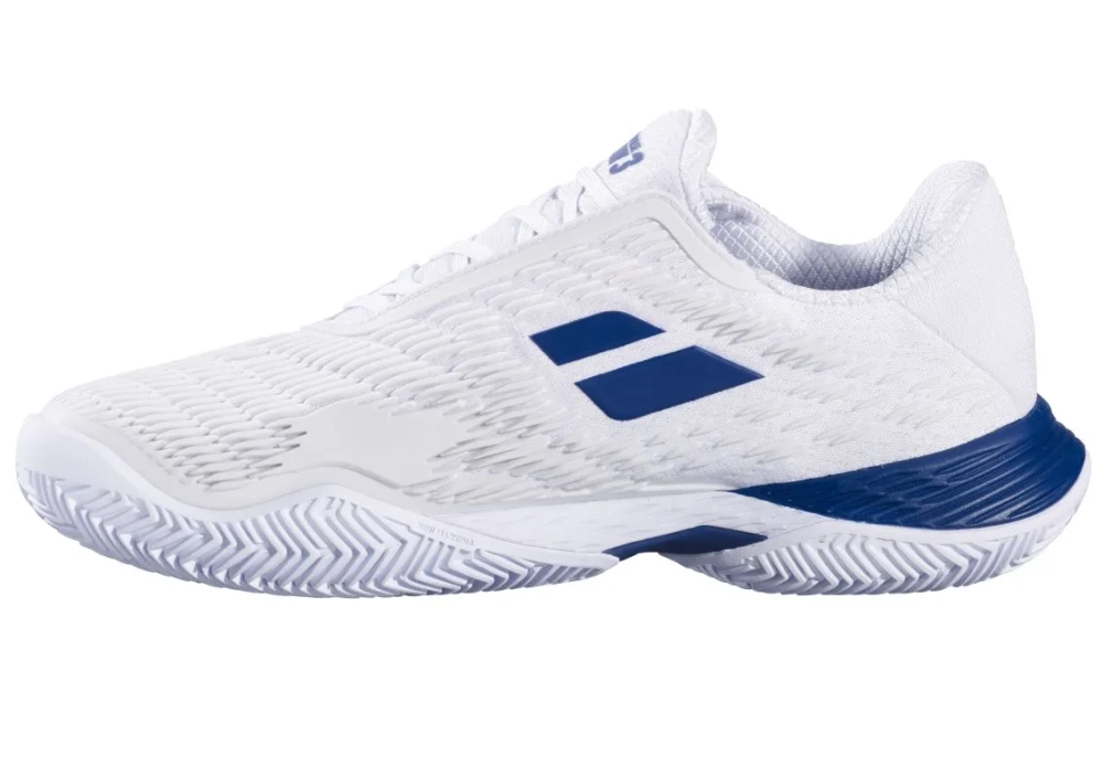 Теннисные кроссовки Babolat Propulse Fury 3 Clay - white/dark blue
