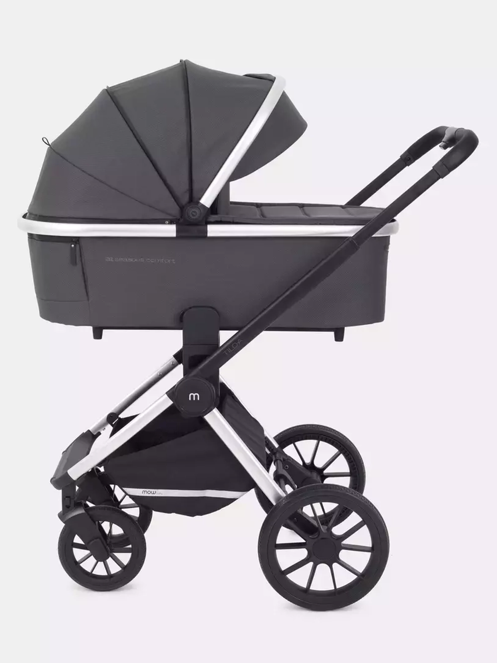 Коляска детская MOWBaby "TILDA" (3в1) MB065 Carbon