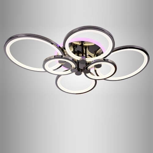 Потолочная светодиодная люстра Mirastyle JX-8067/4+2 GM ML