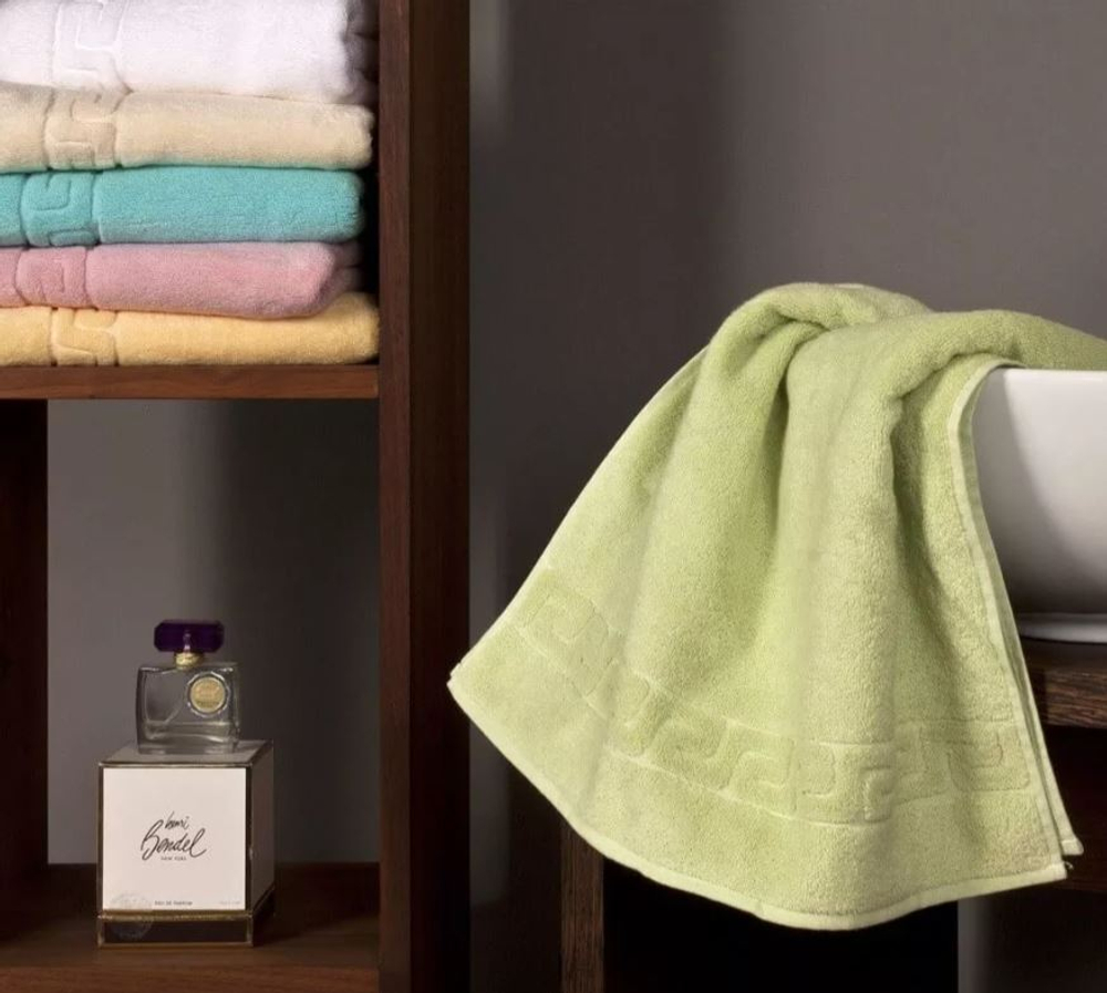 Полотенце 50х100 Weseta Dreamflor light green салатовое
