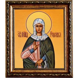 Ревекка праведная, жена ветхозаветного патриарха Исаака. Икона на холсте.