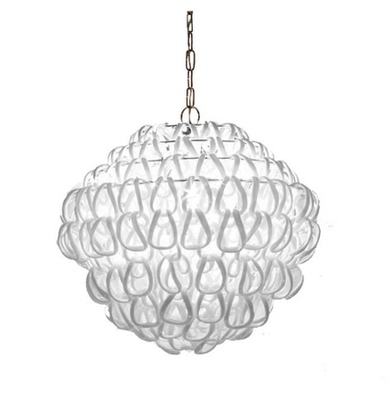 Pendant design lamp Giogali SP 80 by Vistosi (Clear)