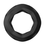 Черные эрекционное кольцо №06 Cock Ring (Цвет: черный)