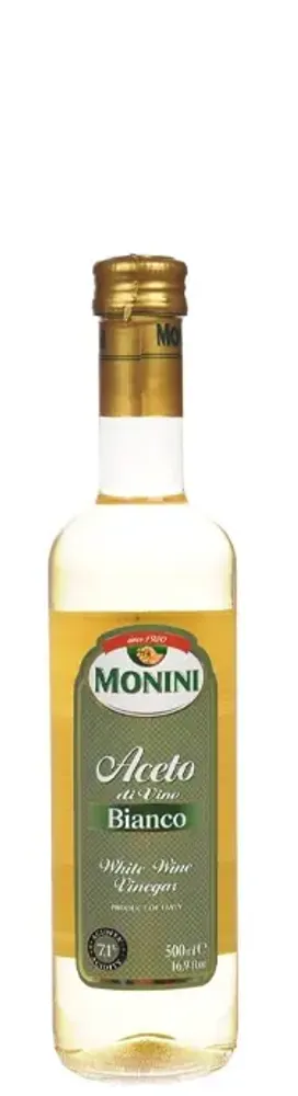 Уксус винный белый Монини (Monini White Wine Vinegar) 0,5 л. Уксус винный белый Монини (Monini White Wine Vinegar) 0,5 л.